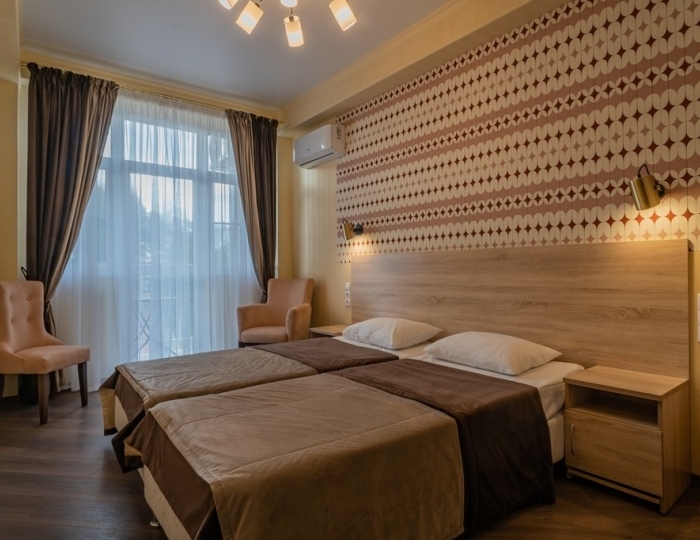 Полулюкс 2-местн. 2-комн. (корп. Малый) - Пансионат «Литфонд»